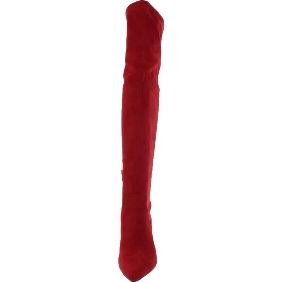 NWT! ($140) Jessica Simpson Sexy Red Boots Tall Over the knee boots heels, Sz 5 - Picture 7 of 10